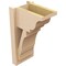 Ekena Millwork 8-in W x 12-in D x 20-in H Balboa Trad Rough Cedar Woodgrain TimberThane Outlooker, Primed Tan OUTUR080X12X20BOA04RCPR - alternate 5
